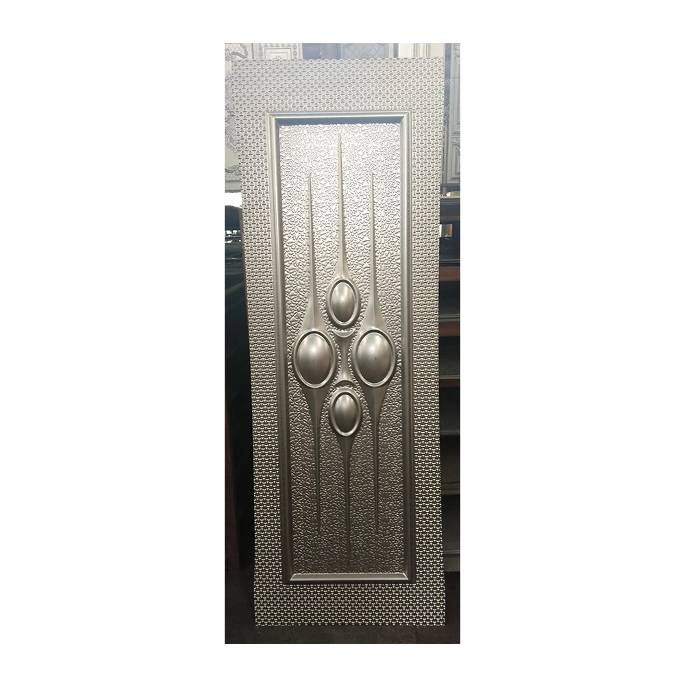 steel doors skin sheet cold embossed stamped panel moulded plate for houses gate exterior metal moulding skin interior