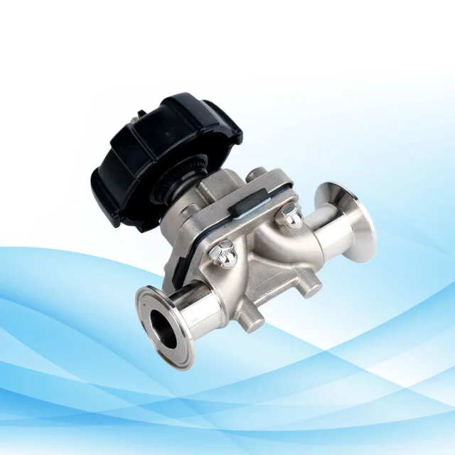 Ace BPE 3-A SS316L Sanitary Stainless Diaphragm Valve With Silicone Seal