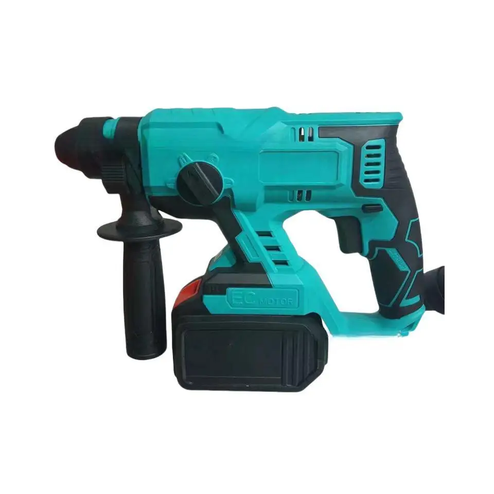 Professional DIY Electric Concrete Demolition Hammer Drill Set Impact Power Mul-Function Rotary Hammer Battery China-made