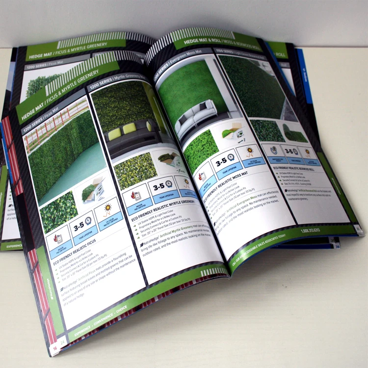 Professional Factory Custom Printing Full Color Paper Booklet Catalogue Brochure book Offset Paper Material Model Number Poster