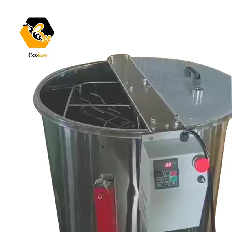 Wholesale Source Factory Hot Sale 4 Frame Automatic Stainless Steel Reversible Electrical Honey Extractor