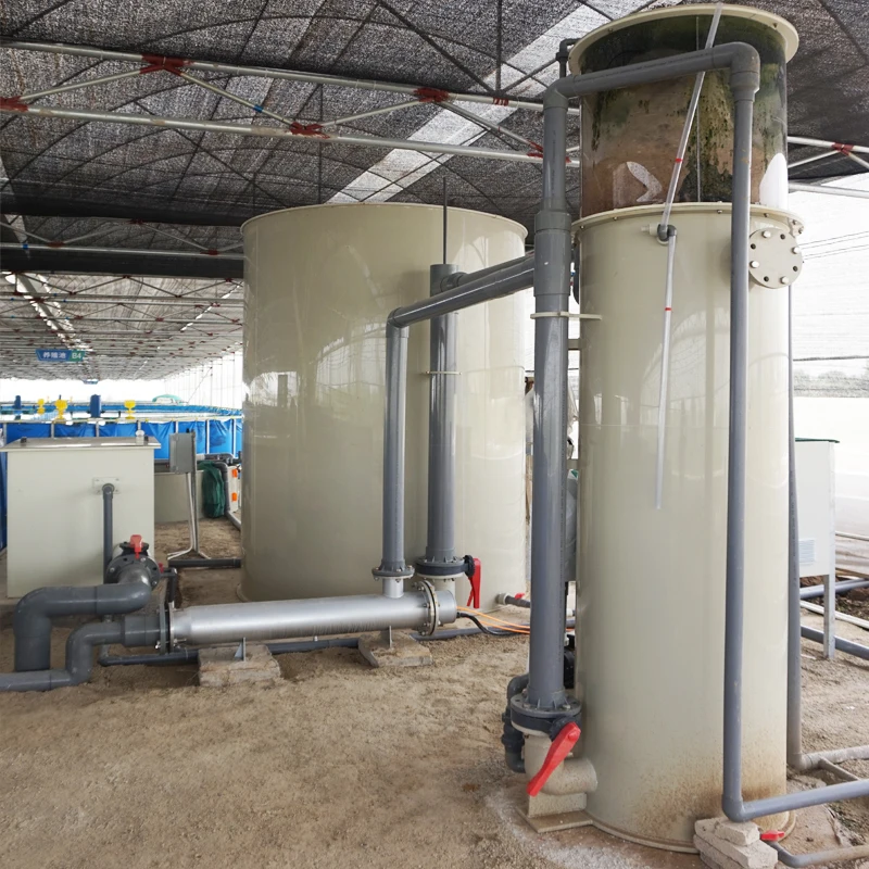 Supplier wholesale indoor fish recirculation shrimp farming ras equipment in india