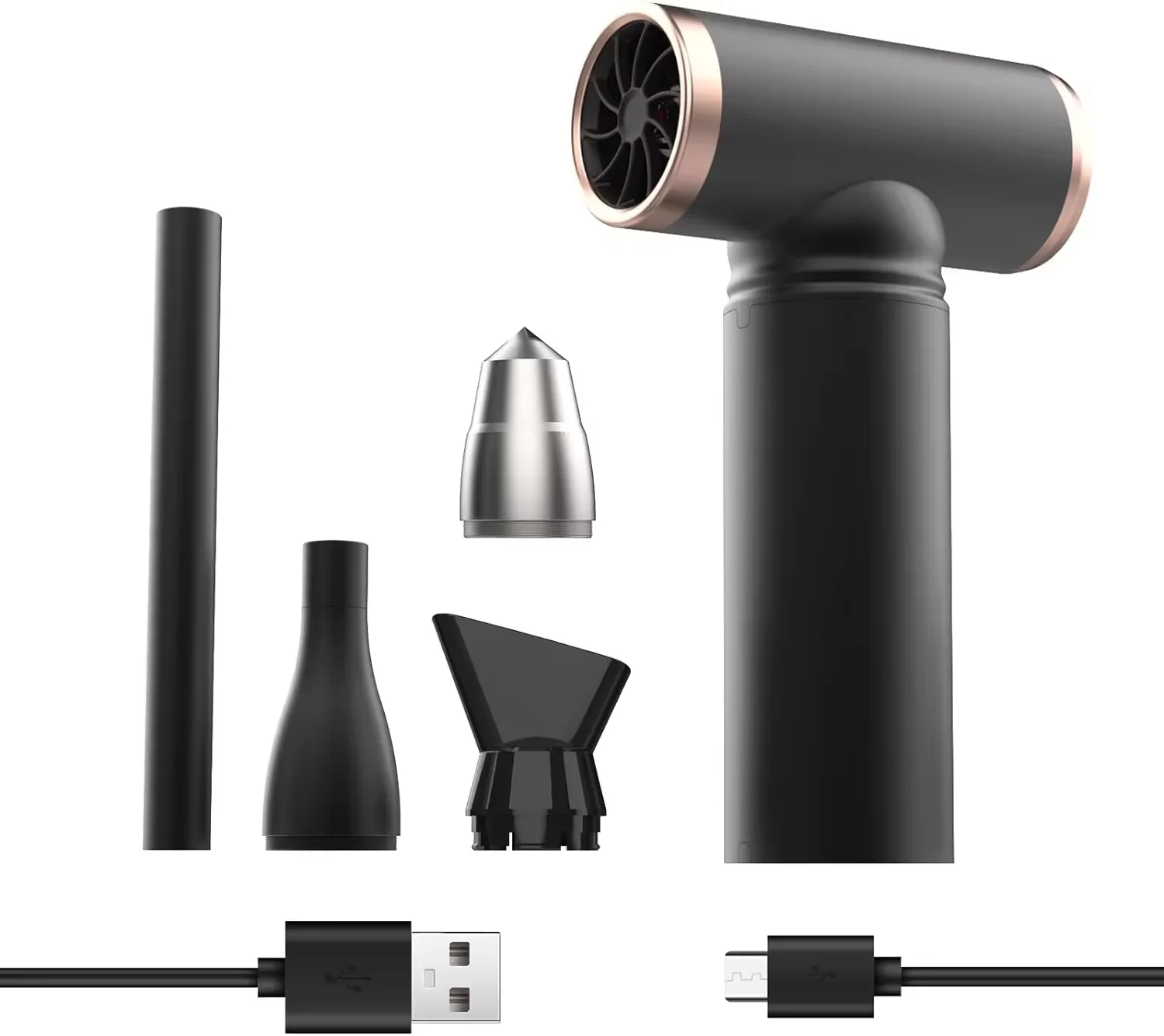 45W Big Battery Long Life Multi Accessories Mini Wireless Violent Fan High Speed Hair Dryer
