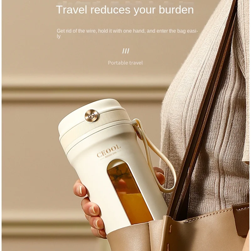 New fresh juicer blender mini 10 blade commercial juicer machine portable juicing cup 80W power juicer