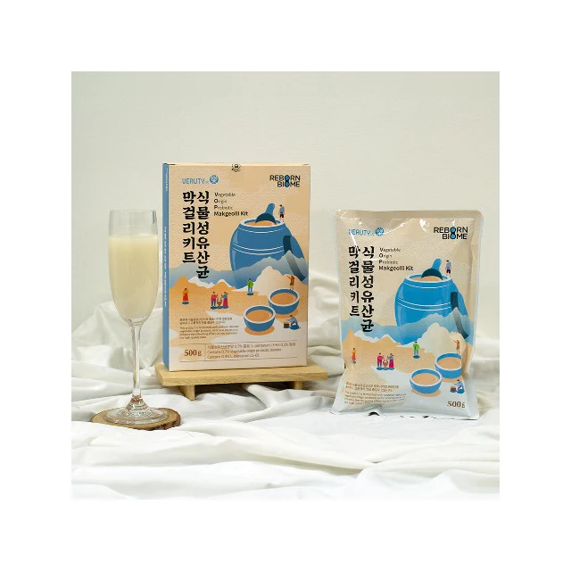 Korean Traditional Alcoholic Rice Wine Veauty Lac Vegetable-origin Probiotic Makgeolli Beverage DIY Kit lactobacillus