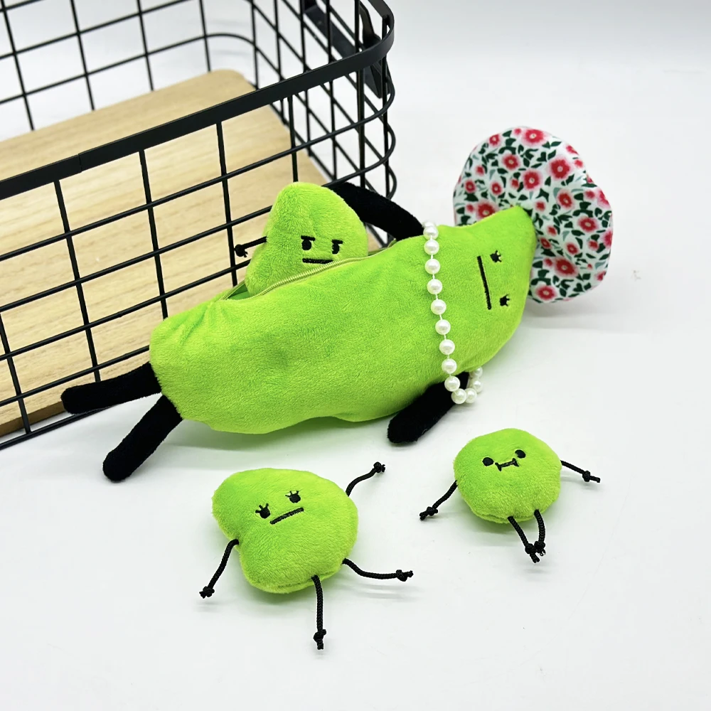 New Arrival Popular Hot Selling Cute Secret Staycation Edamame Family Plush Toy