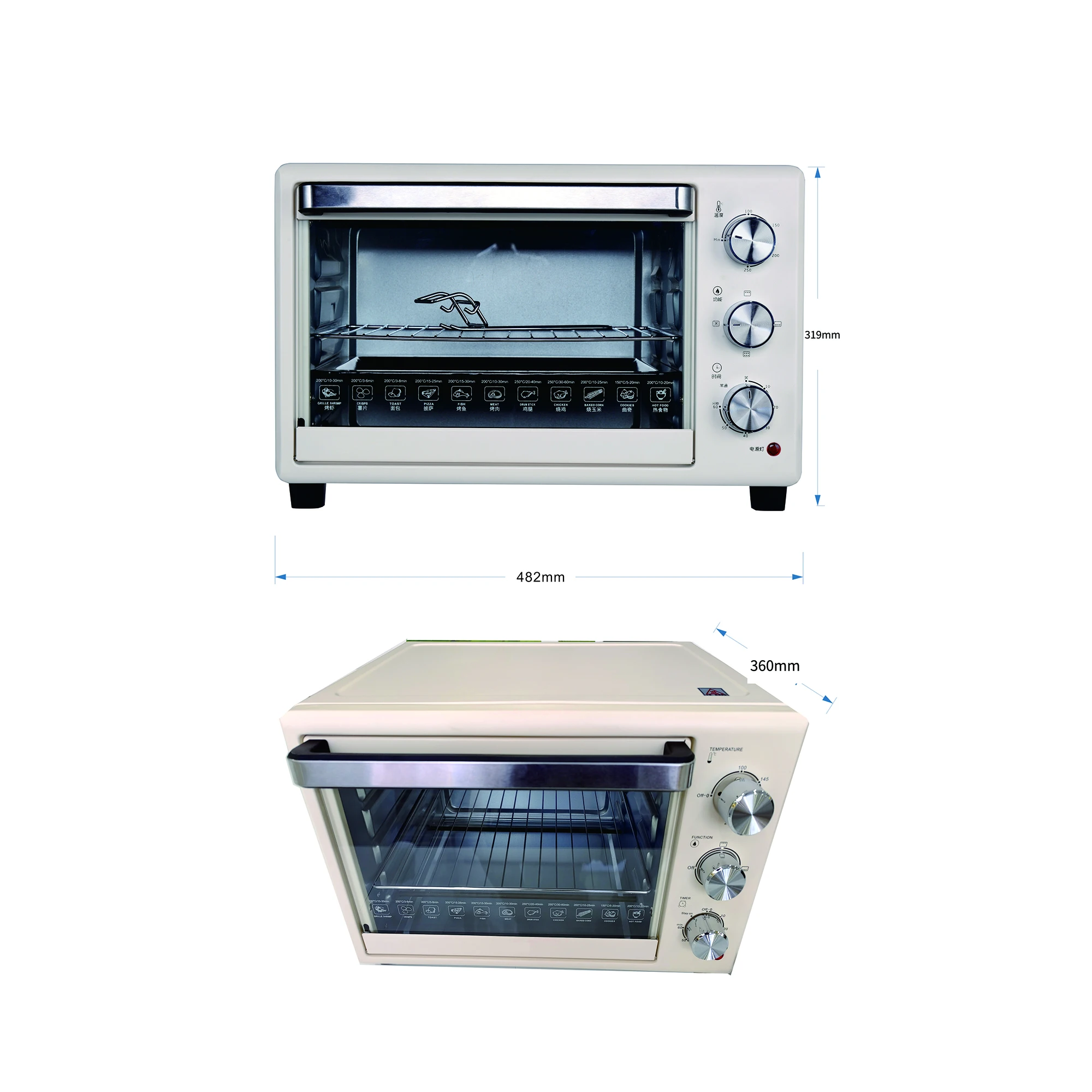 Multifunction Commercial Kitchen Electric Oven One-Touch Baking for Bread, Pizza, and Cake High-Efficiency Cooking Ideal Choice