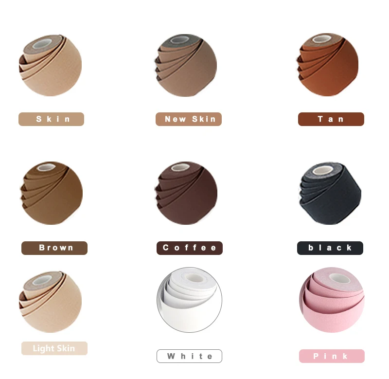 OEM Women push up Boob Tape For Large Size Breathable Breast Lift Boob Tape 5cm