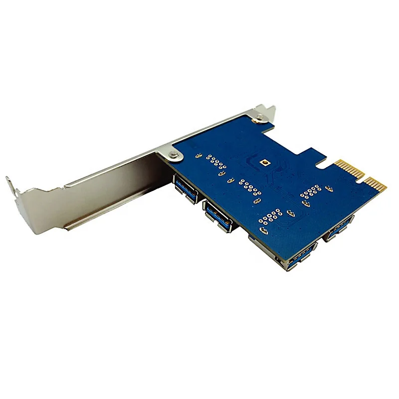  4 порта USB 3 0 Райзер-карта PCI-E от 1 до PCI Express 16X слот внешний адаптер PCIe порт множитель карты для майнинга