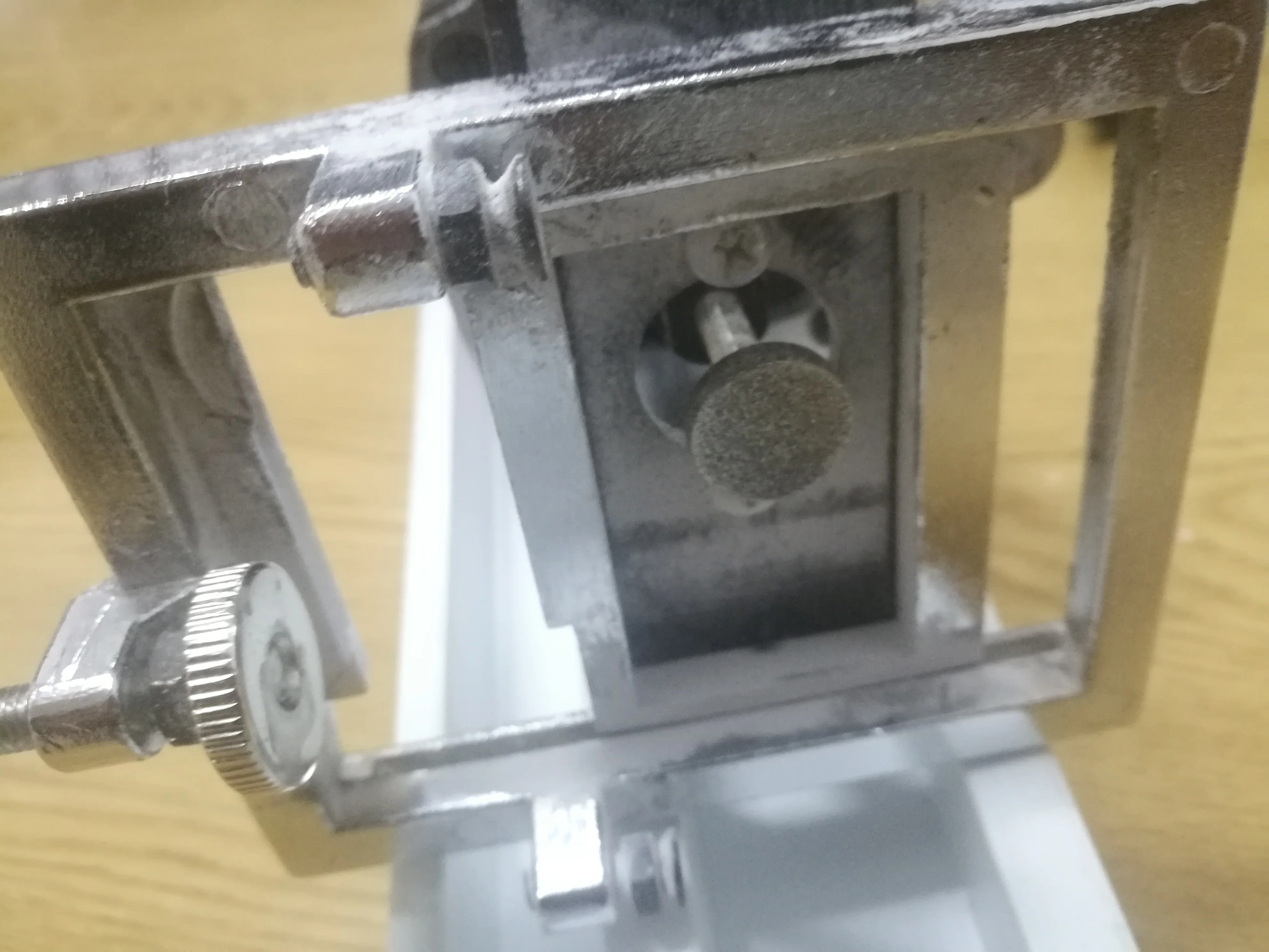 
Portable water slot milling machine for three track upvc sliding window frame profile processing 