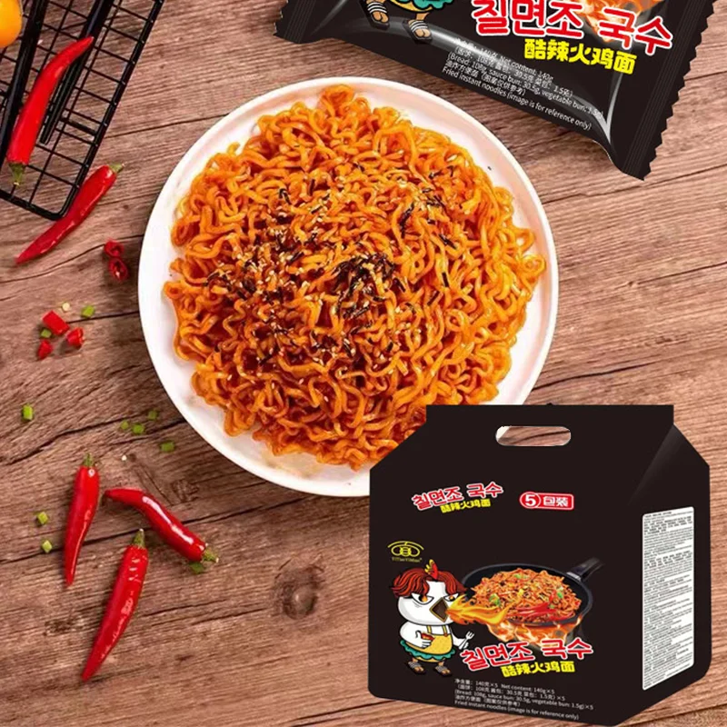 2024 высококачественный рамен быстрого приготовления с Экзотическим вкусом Корейская лапша из индейки импортная