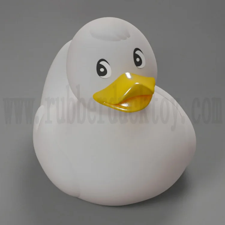 cheap 8cm promotional white rubber duck with custom logo imprint, baby white bath duck ,promo floating white plastic duck