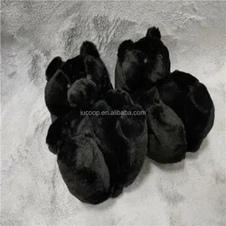 Teddy bear slippers fuzzy teddy Wholesale Plush adult Slipper House for Women Girls home slippers