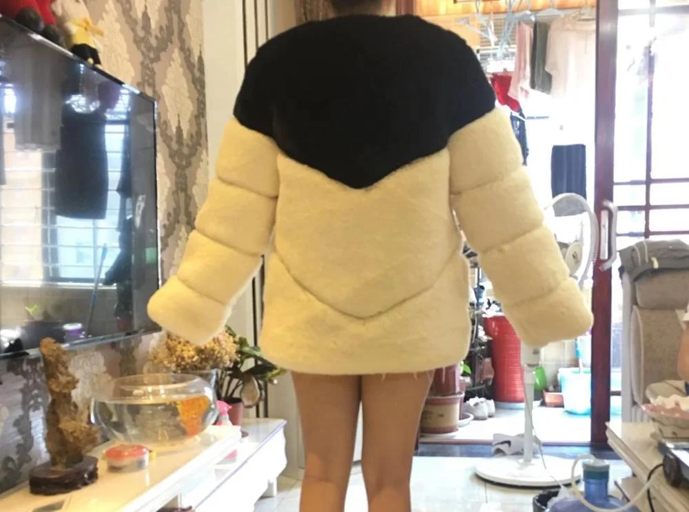 Women faux fur coats faux fur jacket new design fur coat Factory price Shenzhen Lily Cheng