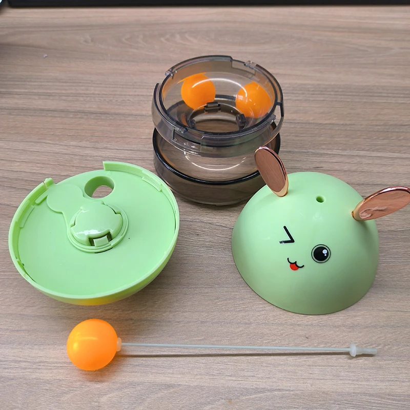 Pet tumbler toy Rabbit leaky food ball tease cat toy Dog cat puzzle self hi dog toy