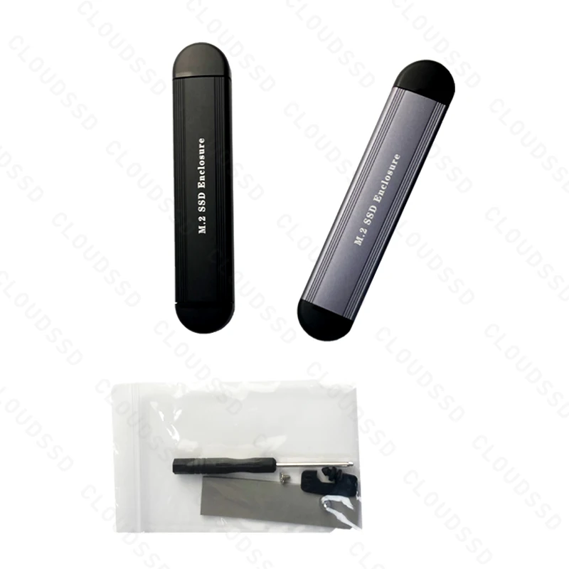 M2 Aluminum Super High-speed ngff Case To Usb C Ssd 2230 2242 2260 2280 M.2 Nvme Enclosure 3.1 Gen2