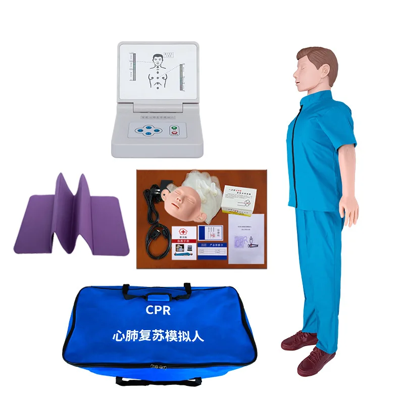 Medical Science Full body CPR manikin CPR mainkins training Teaching Resource Human teaching medical CPR dummy simulated manikin