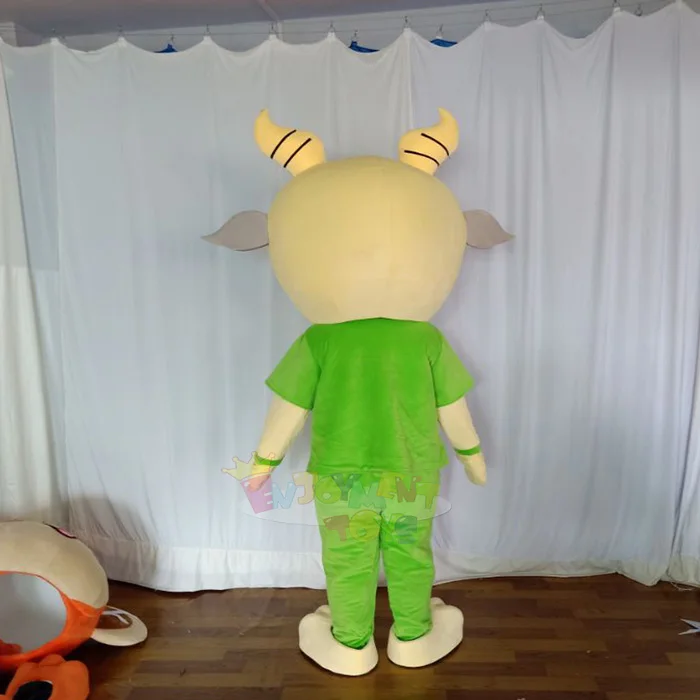 Enjoyment CE Plush Sheep Mascot Goat Costume Realistic Animal Mascot for Christmas Can Add Your LOGO