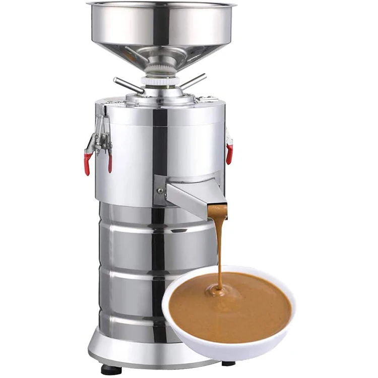 
1100W Multifunction Grinding Machines Peanut Butter Processing Machine 1100W Electric Sauce Maker Home Commercial Grain Grinder 
