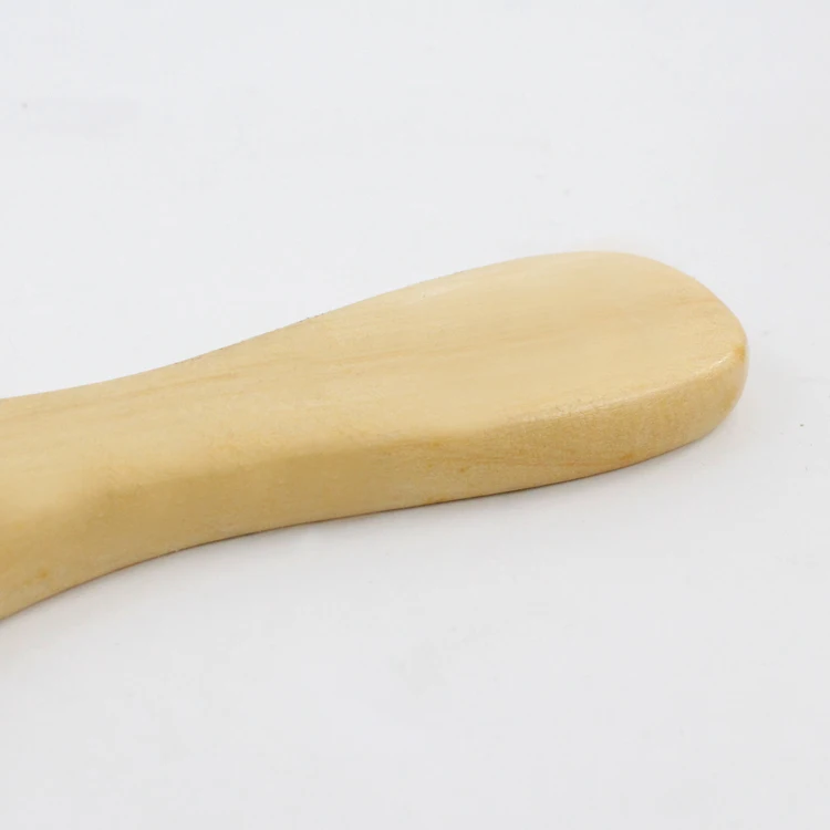 Wholesale Private Label Scalp Dry Massage Wooden Paddle Wooden Detangling Hair Brush