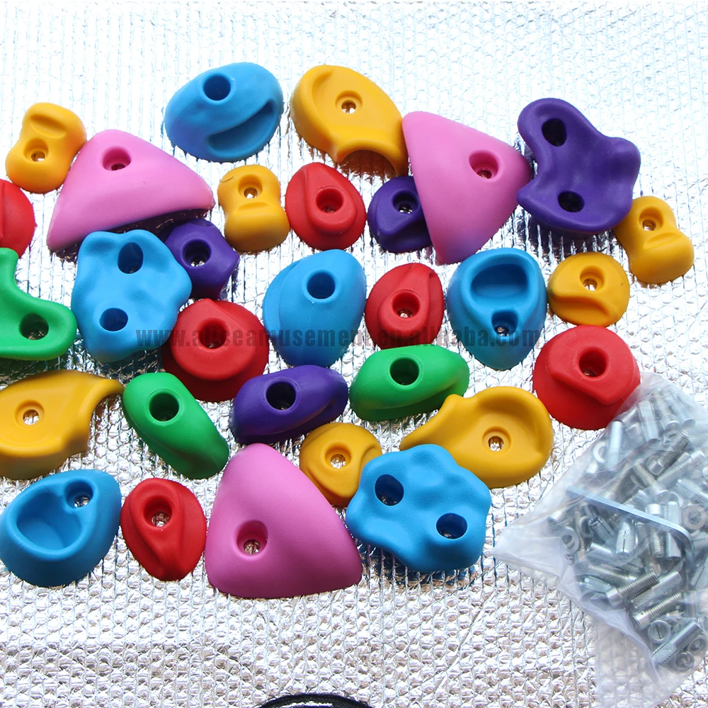 Climbing Holds Rock Holds Anti-skid Climbing Mounting Hardware Playground Equipment Outdoor Climbing Wall Holds for Kids