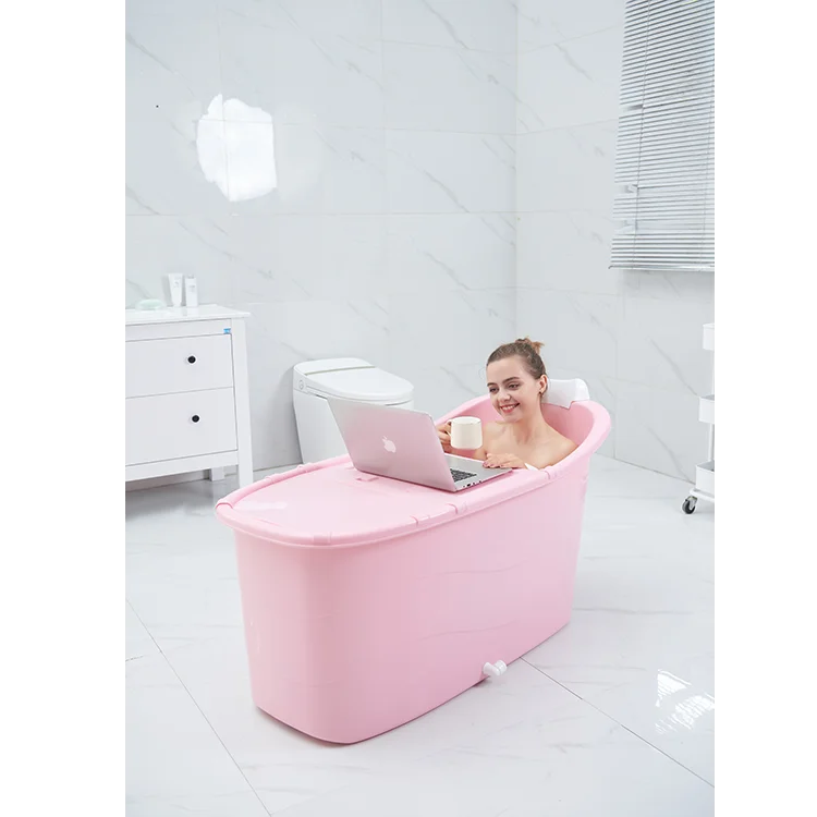 Customized Printed Modern Plastic Bathtub Adult Portable Indoor Bathtub For Adults