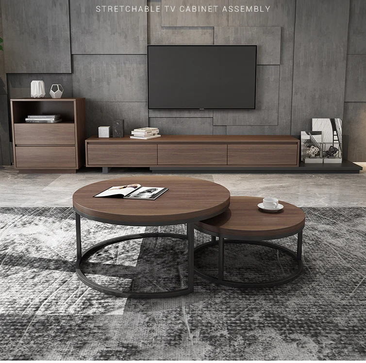 2024 New Design Save Space Modern Coffee Table High Quality Metal   JY-C223