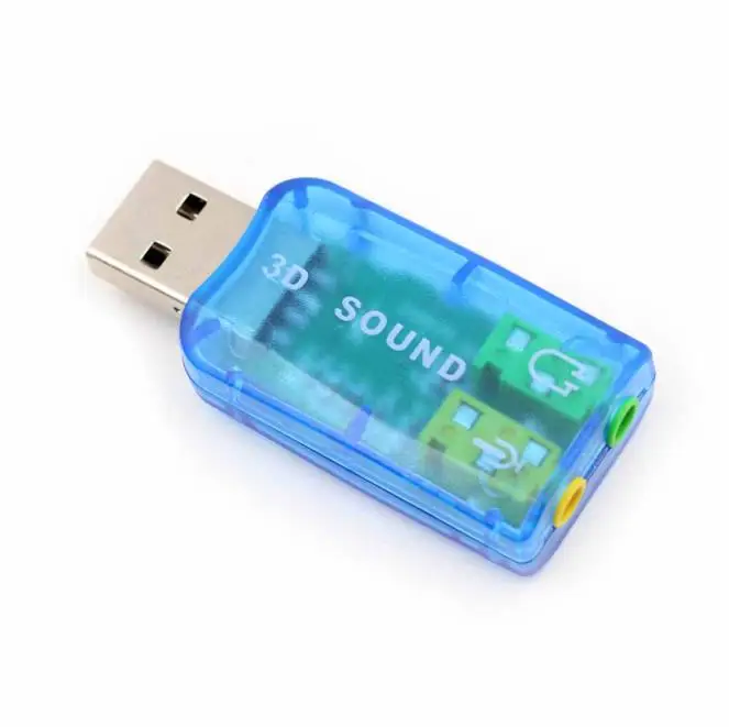 5,1 Бесплатная внешняя звуковая карта USB, звуковая карта для ноутбука, USB-адаптер для гарнитуры, внешняя звуковая карта для компьютера