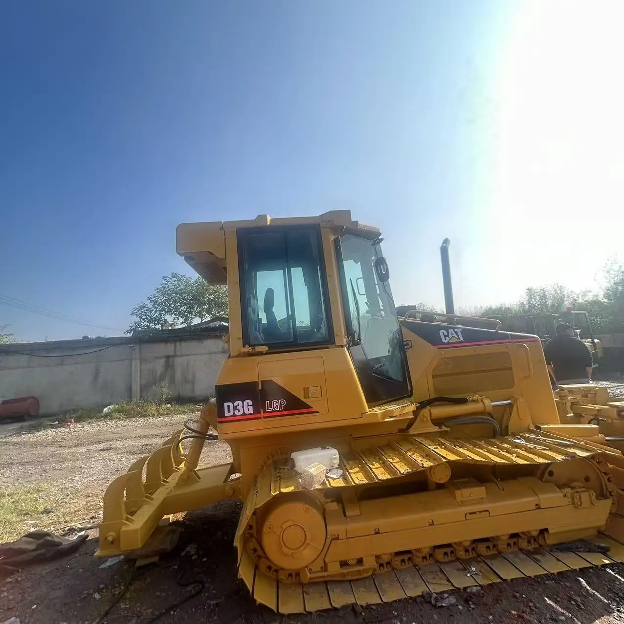 Original used CAT D3G bulldozer second hand earthmover CAT D6G  D3G pushdozer in good condition with low price