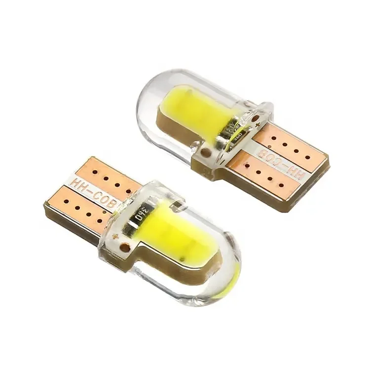 KEEN wholesale silicone gel 12V  t10 cob 8smd led car map light led parking lights bulb auto interior reading lamp w5w light