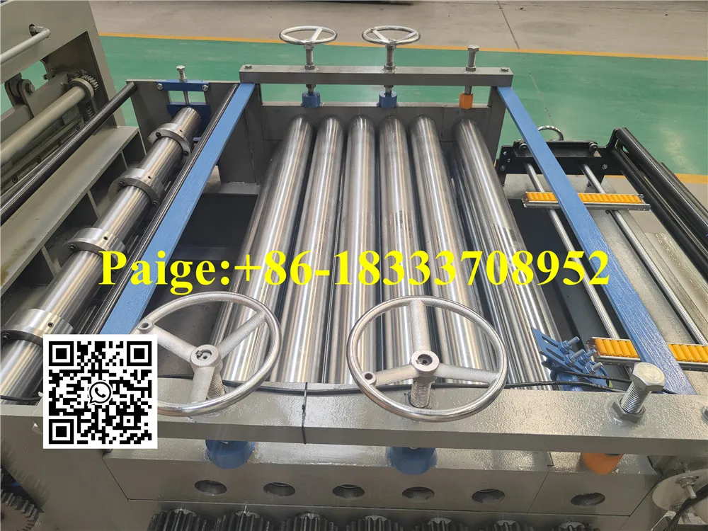 0.3-1mm, 2mm 3mm high efficiency steel coils cross slitting line / cutting to length slitter machine