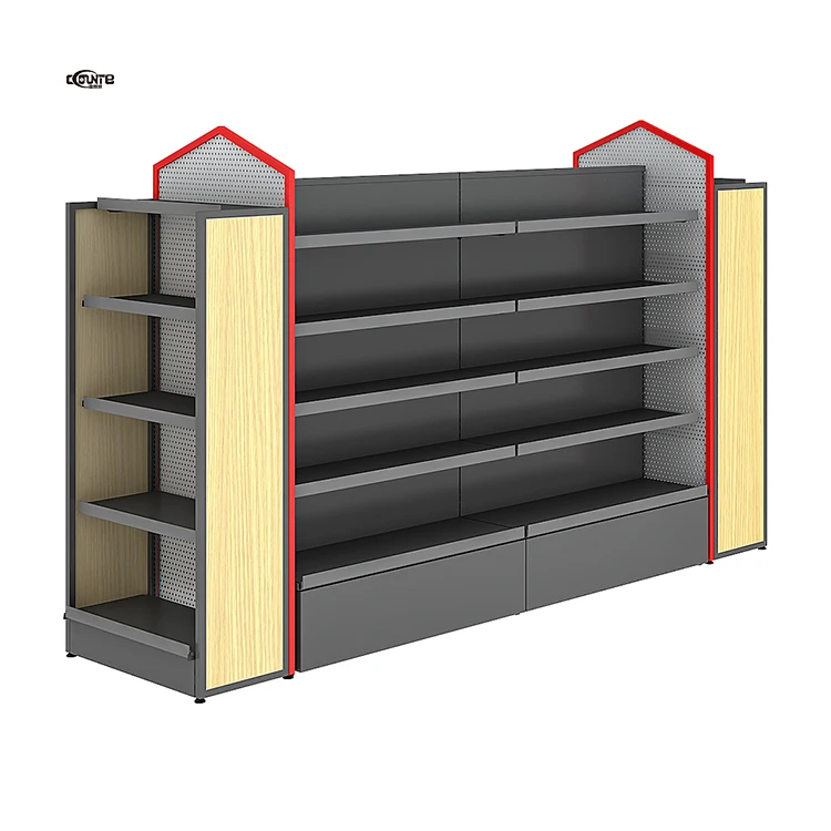 Customized Manufacturer Supermarket Convenience Store Single&Double-Sided Supermarket Shelves Pharmacy Shelves