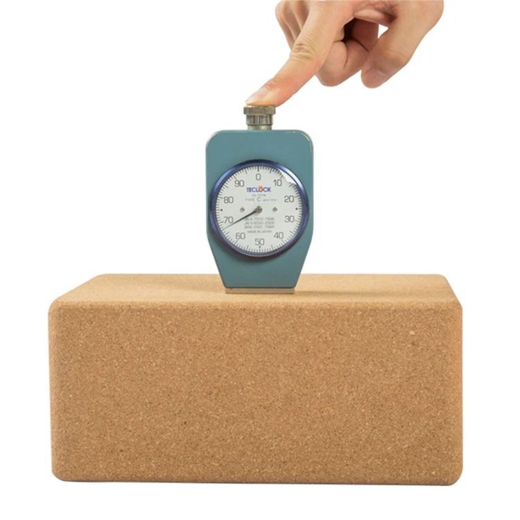 Оптовая продажа, фитнес, Экстра большой размер, 4, 6, 9, логотип под заказ, высокое качество, натуральный органический эко-корковый блок для йоги, для упражнений