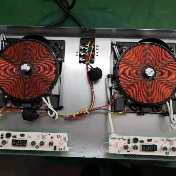 Two burners Induction Cooktop Components Electric Induction Cooker Spare Parts