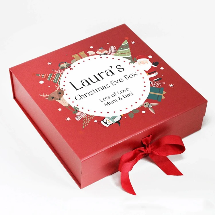 New Design Christmas Calendar Boxes 12 Days Custom 24 Days Countdown Reusable Candle Advent Calender Box Custom