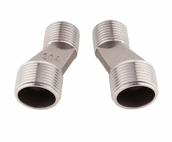 304 Stainless Steel Reducing Connector Valve Adapter Bathroom Shower Mixer Faucet brass Tap Parts Heater Cartridge reduce Joint