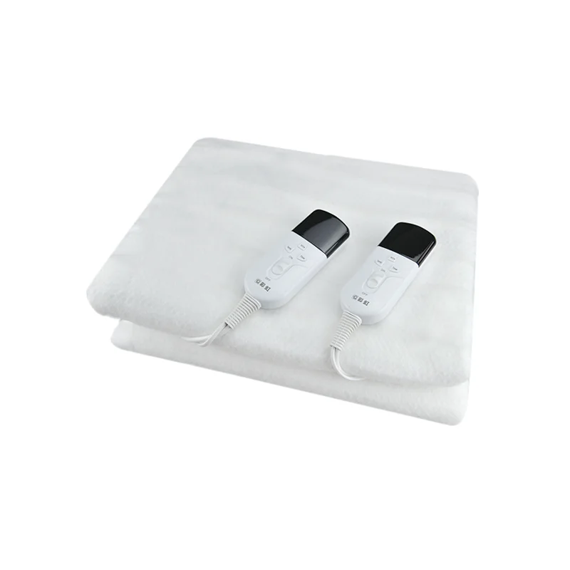 Electric Blanket  with 50cm elastic skirt to fully fit a variety of mattresses-3 Comfort temp.settings and2/4/12 hours timer