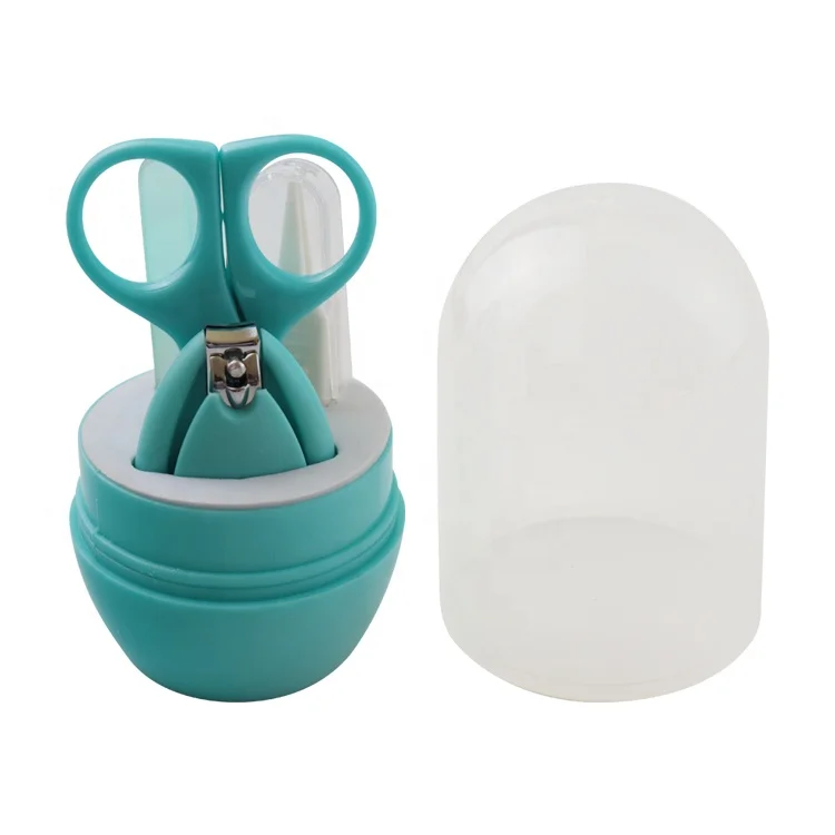 Eco-Friendly High Quality Professional 4PCS Manicure Set Set Baby Nail Care Set Baby Manicure Kit