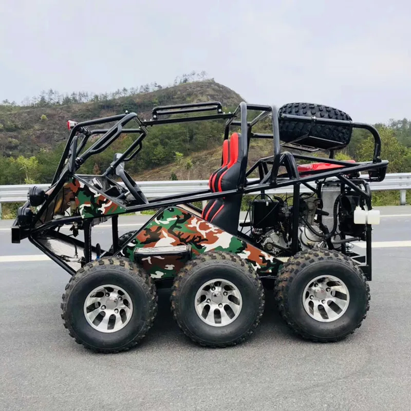 450cc шесть-колеса ATV UTV Kart Двухместный шесть-линейка колесной оси цепи повышенной проходимости горный внедорожный мотоцикл Автоматическая 4-х