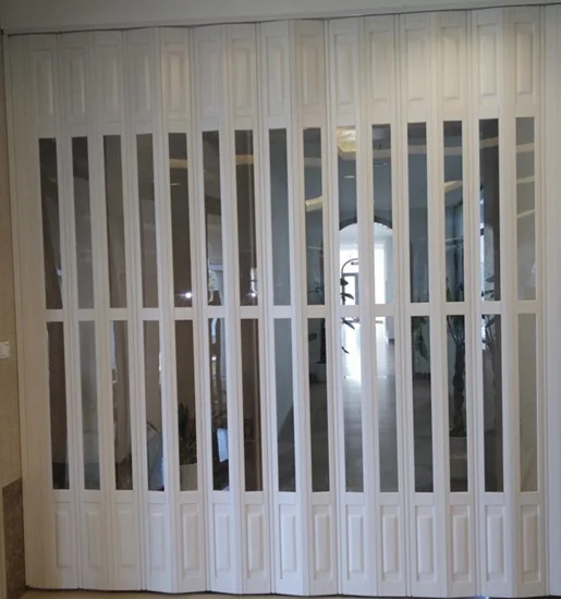 China Factory Manufacture PVC Sliding Doors For Bathrooms Folding Door