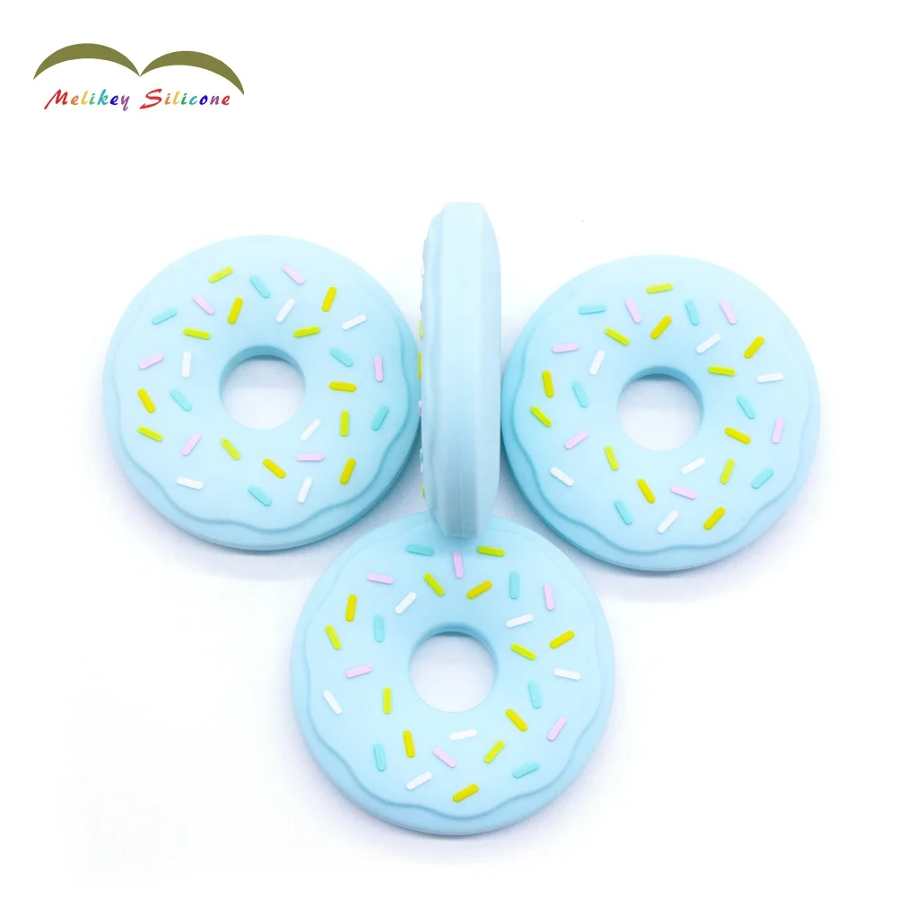 Пищевой новый силиконовый детская пустышка на цепочке с прищепкой, Прорезыватель для зубов кисточки подвесные игрушки BPA бесплатно пользовательские пончик силиконовый Прорезыватель для зубов