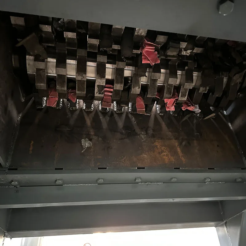 Heavy duty paper wire waste shredder machine waste textile  for shredding fabric shredder machine