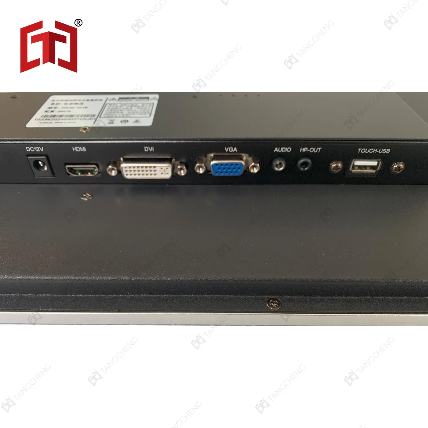 ROHS Capacitive touch screen monitor 23.8in industrial Touch monitor display  for cnc laser cutting machine Made in China