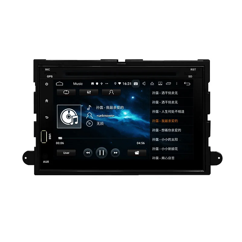 KD-7204 Android 10 PX5 Octa Core Car Radio Dvd Player For Fusion/Explorer/F150/ Edge/Expedition 2006-2009