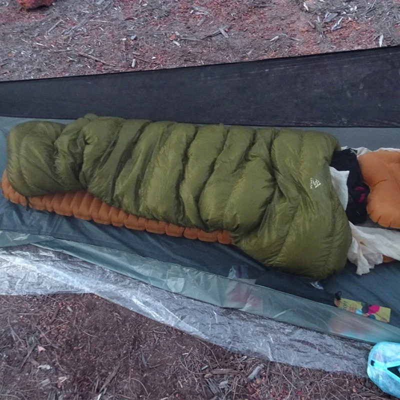 LIPEAN Multi-function Outdoor Camping Sleeping Bag Ultralight Goose Down Quilt Backpacking down Blanket