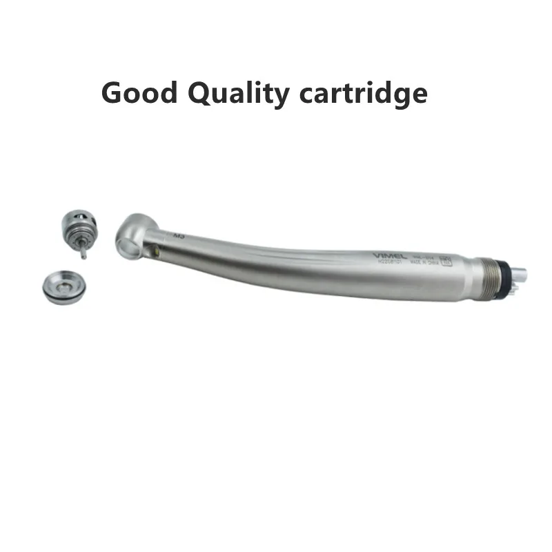 Dental Max3 LED High Speed Handpiece E-generator Push Button  Air Turbine 4 Water Way 2/4 Hole