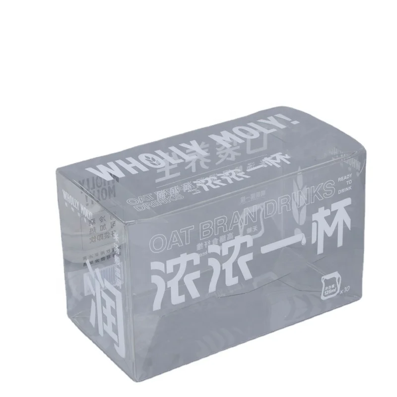 Accept Custom Logo   High Quality Transparent PVC Folding Packaging Box PET BOX For Storage