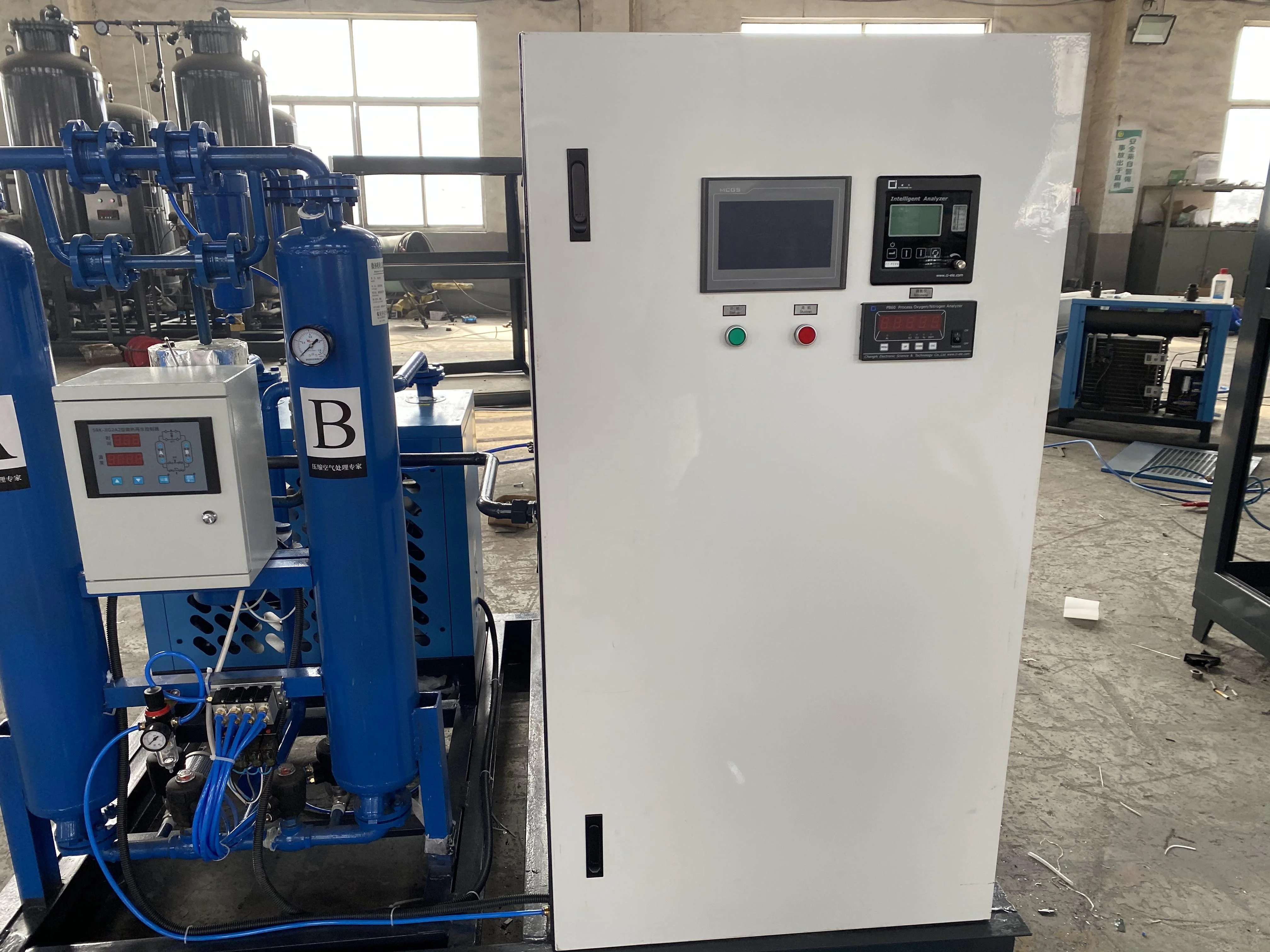 Nitrogen compressor refilling machine alarm system equipped China factory supply big nitrogen generator