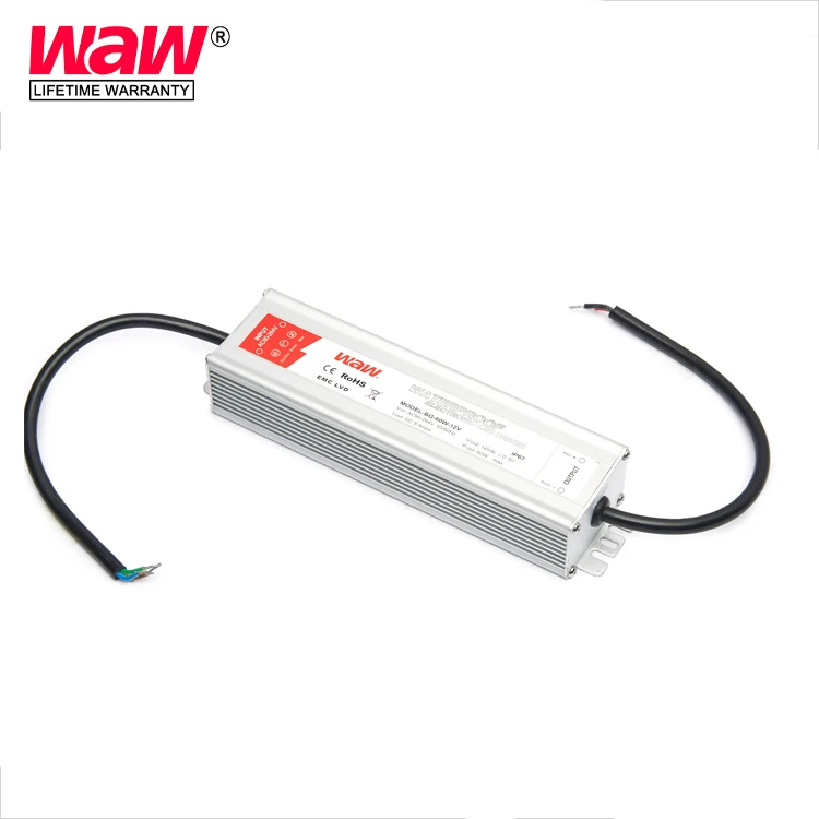 60w 24v 2.5a SMPS IP68 AC to DC LED transformer BG-60-24