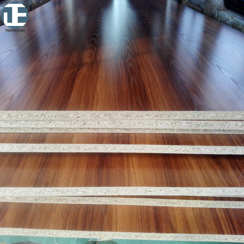 TOPOCEAN 12 18mm High Quality China Factory Laminated Easy Process Mfc Particle Board